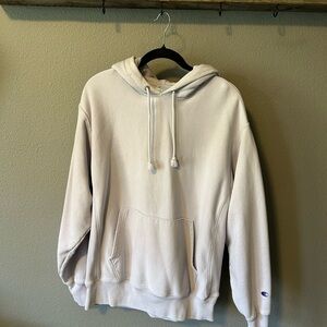 Champion Men's Purple Cream Hoodie